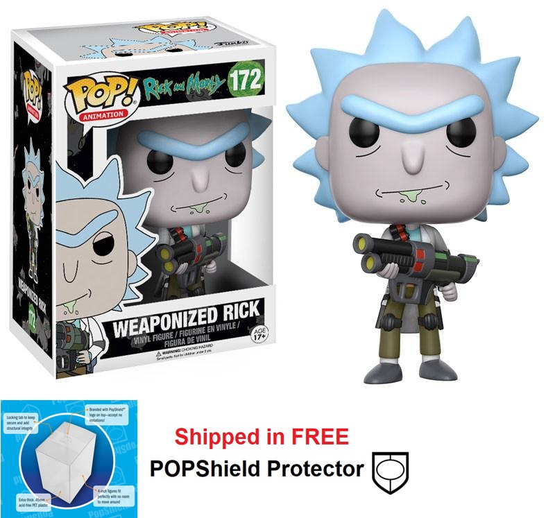 Funko POP Animation Rick and Morty Weaponized Rick - #172